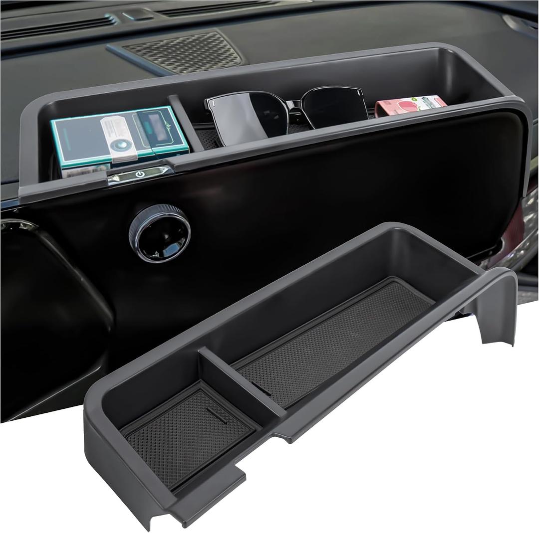 Center Console Organizer Dashboard Tray Compatible with 2024-2026 Chevy Traverse Accessories, Dashboard Storage Box for Sunglasses (Not Compatible with 2024 Chevy Traverse Limited)