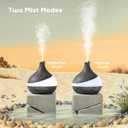 500ML Essential Oil Diffuser: Aroma Diffuser with Remote Control for Hotel Spa Yoga Room - Humidifiers for Bedroom with 14 Colors LED Night Light for Kids/Women Home Relaxation (Onyx Black)