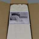 Linen Closet Fitted Sheet  100% Cotton Percale, Cool & Crisp, Brushed for Softness, Deep Pocket Fits Mattresses up to 17", Breathable, Durable, Easy Care, 1-Piece Bottom Sheet, Queen Size, Ivory