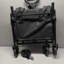 Collapsible Wagon Cart Foldable 360lbs Capacity, Lightweight Portable Beach Wagon, Shopping Carts with Wheels for Grocery, Camping, Shopping, Beach, Fishing, Garden Cart (120L)