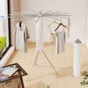 BOQORAD Tripod Clothes Drying Rack,Drying Rack Clothing Foldable,(16 Aluminium Poles),Standing Dry Racks,Laundry Drying Rack,Clothes Hanger Rack,Laundry Rack Folding,Collapsible, Retractable