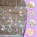 Sun Catcher Kits for Adults, 228pcs DIY Suncatcher Making Supplies Arts and Crafts for Girls Women Hanging Ornaments for Indoor Windows Prism with Crystal Balls Gift for Birthday Mother's Day