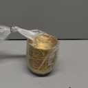 Mekueeex 20 Pack 3.3inch Stainless Steel Sauce Dishes Mini Individual Saucers Bowl Round Seasoning Dishes Sushi Dipping Bowl Appetizer Plates, Golden