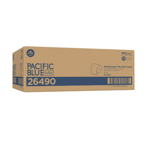 Pacific Blue Ultra Paper Towel Rolls, High Capacity Rooll, 7-7/8 Inch x 1150 Foot, White, 6 Count