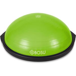 Bosu Balance Ball Exercise Trainer, Home Gym Equipment w/Guided Workouts & Pump, 26" Inflatable Fitness Platform for Strength Training, Standing, Balancing, and Core Workout', Lime Green