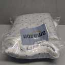 Fluffy Bedroom Rug, Small Oval Area Rugs, Cream Shag Bedside Carpet for Kids Room Nursery Dorm Cute Fuzzy Indoor Decor for Boy and Girl, 2.6 x 5.3 Feet