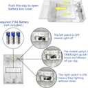 4 Pack Battery Operated Dewdrop Led Lights,Indoor Mini Fairy Lights With Timer Function,For Wedding Home Parties Christmas Holiday Decoration,6 Hours on/18 Hours Off ,30 Count LEDs,10 Feet(Warm white)