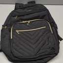 VANKEAN 17.3 Inch Laptop Backpack for Women Men Work Laptop Bag Fashion with USB Port, Waterproof Backpacks Nurse Stylish Travel Bags Casual Daypacks for College, Business, Black