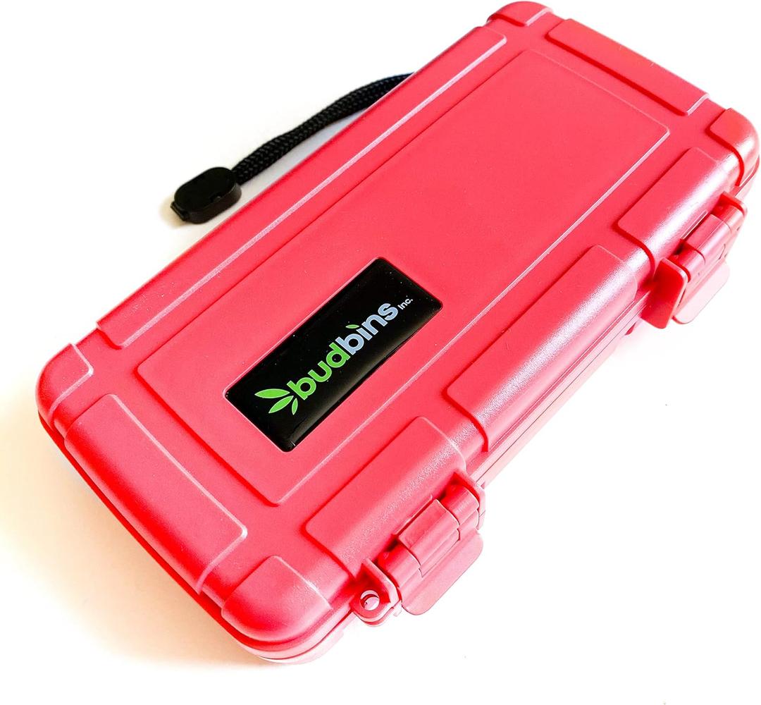 Waterproof Smell Proof Travel Storage Box (Red)
