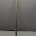 Ivilon Window Curtain Rod Decorative End Cap Design, 1 Inch Rod, 48 to 86 Inch. Warm Gold