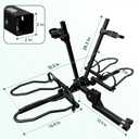 FORWODE Bike Rack Hitch for Car, 200LB 2-Bike Racks with Hitch Lock, Applicable to All Bikes Wobble Free Smart Tilt Hitch Bike Rack for 2 Inch Adjustable Bike Holder & Strap Fits Up to 5 Inch Fat Tire