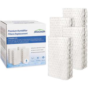 Humidifier Filter Replacement- 4 Pack WF813 Humidifier Wick Filter Compatible with E quate EQ 2119-UL, Re-Lion RCM-832 RCM-832N, Pro Care PCCM-832N Cool Mist Humidifier Filters