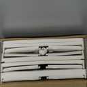 CTSNSLH 4 Tier Plastic Storage Bins and Boxes Organizer - Stackable with Lids for Bedroom, Living Room, Office - Foldable Containers (White)