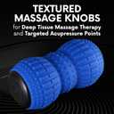 ZeenKind Vibrating Peanut Massage Ball for Plantar Fasciitis, Muscle Pain Relief with 4 Speed, Deep Tissue Therapy for Myofascial Release & Muscle Recovery, Neck Back Foot Roller Massager