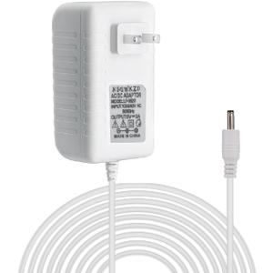 10 ft Power Cord Replacement for Munchkin, Baby Bond, Bellababy, Larex, Jaoul, Napei Swing, 5V 2A 1A Charger Adapter White