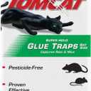 Tomcat Super Hold Glue Traps Rat Size for Rats, Mice, Snakes, Cockroaches, Spiders, and Scorpions, Ready-To-Use, 2 Traps (1-pack)