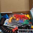 Electric Toddler Train Set Toy, Battery Powered Railway Train Track Toy Playset for Kids Ages 3 4 5, Boys and Girls