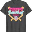 Baseball Mom Drip Ice Cream Baseball Mama Mother's Day T-Shirt, S