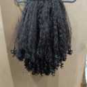 200 Density Curly Wig with Bangs Human Hair Full Machine Made Scalp Top Wig Glueless Virgin Brazilian Long Curly Wig No Lace for Black Women Natural Color 20 inch