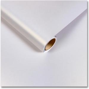 CRE8TIVE Pearl Lustre White Stainless Steel Contact Paper for Appliances Brushed Aurora White Peel and Stick Wallpaper Heat Resistant Refrigerator Vinyl Warp for Kitchen Dishwasher Countertops 12"x80"