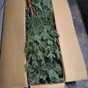 Pre-lit Christmas Tree 7.5ft Aspen Fir, 750 Warm White & Multi-Color LED Lights, Hinged Holiday Xmas Artificial Tree Festive Decor, Green