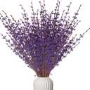 10Pcs Long Stem Jasmine Purple Flowers Artificial 29.5"/75cm Table Flower Decor Faux Jasmine Bouquet for Wedding Bride Shower Party DIY Floral Art Arrangements Decoration
