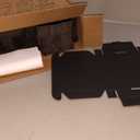 Rempry 50 Pack 6x4x1 Inches Black Small Shipping Boxes, Cardboard Corrugated Gift Mailer Boxes for Packaging Small Business Mailing