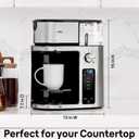 Braun MultiServe Plus 10-Cup Drip Coffee Maker - Hot & Cold Multi-Serve Brewer with Programmable Timer and Auto Start, Over Ice Function, Stainless Steel & Pod-Free Design, KF9270SI