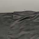 PONY DANCE Blackout Window Curtains for Bedroom - Thermal Insulated Curtain Drapes for Winter, Short Rod Pocket Blinds for Kitchen/Living Room, W 42 x L 54 inches, Black, One Pair