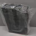 Utensil Caddy with Handle, Metal Paper Plate Holder for Kitchen Counter,Silverware Cutlery Caddy Organizer Flatware Storage for Plastic Spoon Fork Plates Napkins Cup Party Camping Black