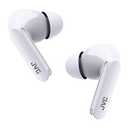 JVC HAD5TW Ultra-Compact IE Bluetooth Earbuds, True Wireless with Charging Case (Coconut White)