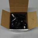 Tuanse 10 Sets Plug in Night Light Module Night Light Base with Shade Mounting Clip Plastic Lights Rotating Base for Making Your Own Decorative (Black)