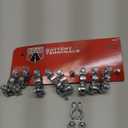 Road Power 903-10 Top Post Battery Terminal; 9 Pack; Chrome; 6 and 12-Volt