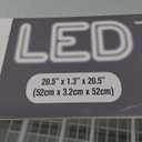 Round LED Bathroom Mirror with Lights, 20x20 Inch, Smart Makeup Mirror, 3 Adjustable Color Lights, IP44, Anti-Fog, Memory Function, Wall Mounted Vanity Mirror