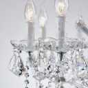 Modern Crystal Chandelier Light Fixtures - Luxury Maria Theresa Chrome Chandeliers for Dining Room, Kitchen Island, Living Room, Bedroom, 10 Lights