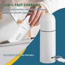 Portable Bidet for Travel  USB-C Rechargeable Handheld Sprayer 350ML, IPX7 Waterproof, 2 Modes, High Pressure Electric Bidet for Women & Men, Compatible with Water Bottles