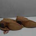 IUV Cowboy Boots For Women Western Cowgirl Boots with Chunky Heel Mid Calf Snip Toe Ideal for low insteps, US 12