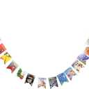 Book Garland  Vintage Book Pages String Decoration  22 Pieces Perfect for Book Lovers, Kids Room Decor, Themed Parties, Comic Story Party Banner, Home, Library (Print Type, Single-Sided Printed)