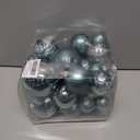 Senjie Green Shatterproof Christmas Ball Ornaments, 32 Pcs, Plastic, Wedding & Christmas, Hanging