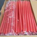 Tessco for you 600 Pcs 9.84 Inch Jumbo Smoothie Straws Bulk 10 mm Large Plastic Disposable Bubble Tea Straws Wide-mouthed Individually Wrapped for Tall Homemade Milkshakes Drinking