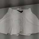 SUUKSESS Womens Pleated Tennis Skirt Crossover High Waisted Mesh Golf Skorts (X-Small, #4 Layered White