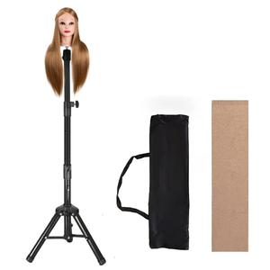 AliLeader 55 Inch Tripod Mannequin Head Stand: Heavy Duty with Head Wig Head