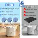 3 x Appliance Sliders for Kitchen Appliances, Kayzn 20pcs Telfon Appliance Sliders, PTFE Self Stick Furniture Sliders, Easy to Moving & Space Saving for Countertop Coffee Maker, Air Fryer