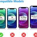 for iPhone 16e Screen Replacement 6.1 inch, 3D Touch LCD Screen Display Digitizer Frame Assembly Repair Kit with Waterproof Seal+Repair Tools+Screen Protector for A3212, A3408, A3410, A3409