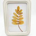 Holiday Home 11.8 Inch Yellow Leaf Wall Decor