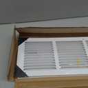 24"W x 6"H Return Air Grille [Duct Opening Size], Steel HVAC Return Air Vent Cover for Wall & Ceiling, White Powder-Coated Rust-Resistant AC Cold Air Return, Outer Dimensions 25.75"W x 7.75"H