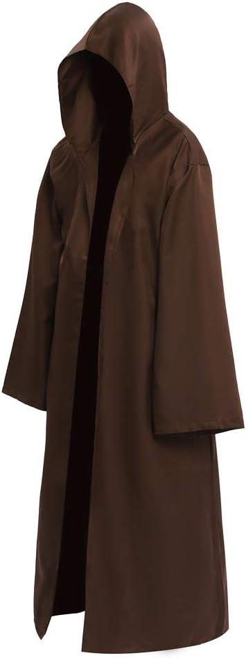 EONPOW Wizard Tunic Hooded Robe Halloween Cloak Cosplay Costumes M EONPOW Wizard Tunic Hooded Robe Halloween Cloak Cosplay Costumes M