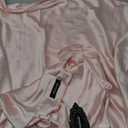 Ekouaer Satin Nightgown Women's Silk V Neck Nightwear Cami Sleepwear Sleeveless Casual Satin Dress Pink Small