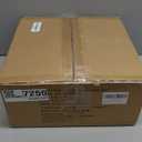 Semi Flush Mount Ceiling Light Fixture, Vintage Matte Black 3-Light Fixture with Etched Crystal Glass Shade for Kitchen,Hallway, Entryway, Bedroom (No E12 Bulbs Included) (12in)