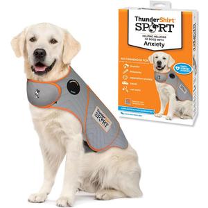 ThunderShirt for Dogs, X Large, Platinum Sport - Dog Anxiety Relief Calming Vest